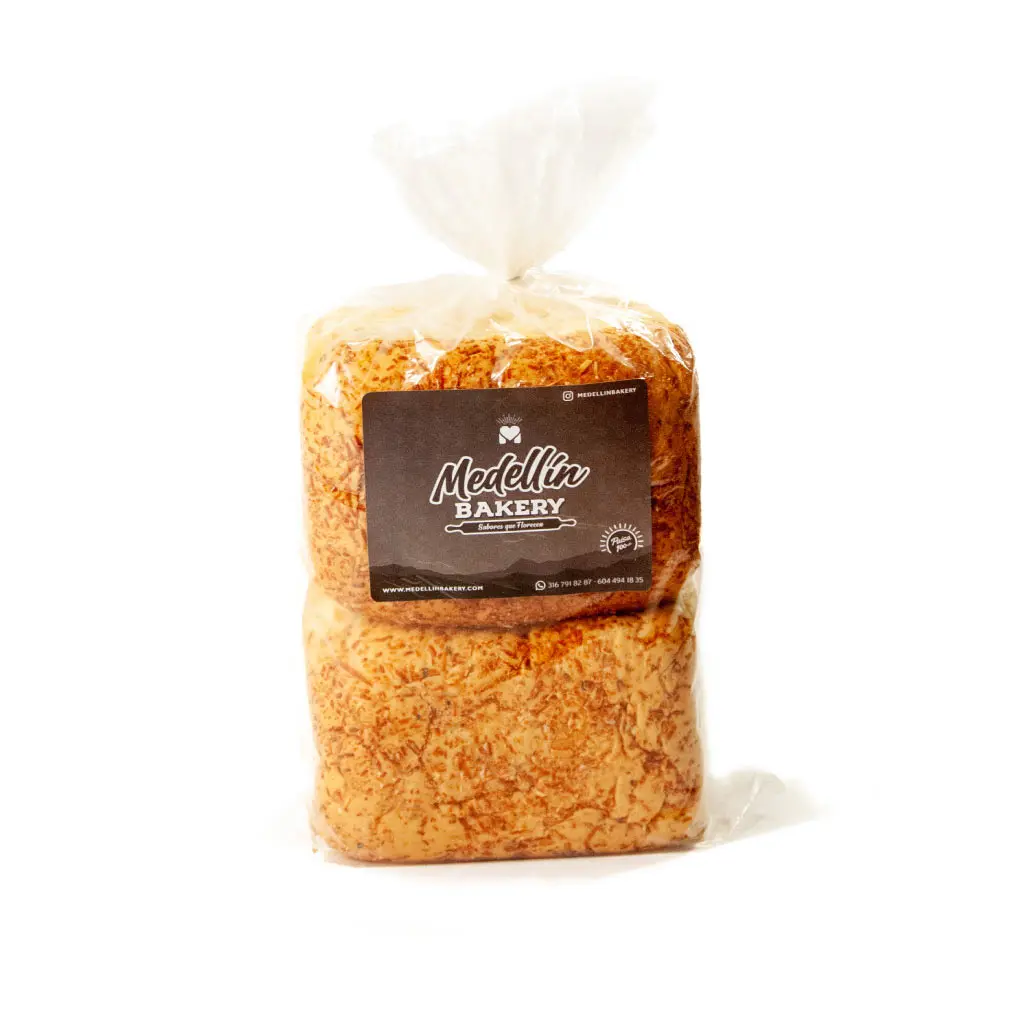 Pan sandiwch parmesano oregano (10 cm x 14 cm) x 4 unidades x 80 gr unidad
