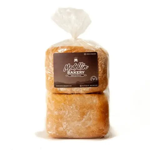 [SMP001] Pan sandwich artellano (10 cm 14 cm) x 4 unidades x 80 gr unidad